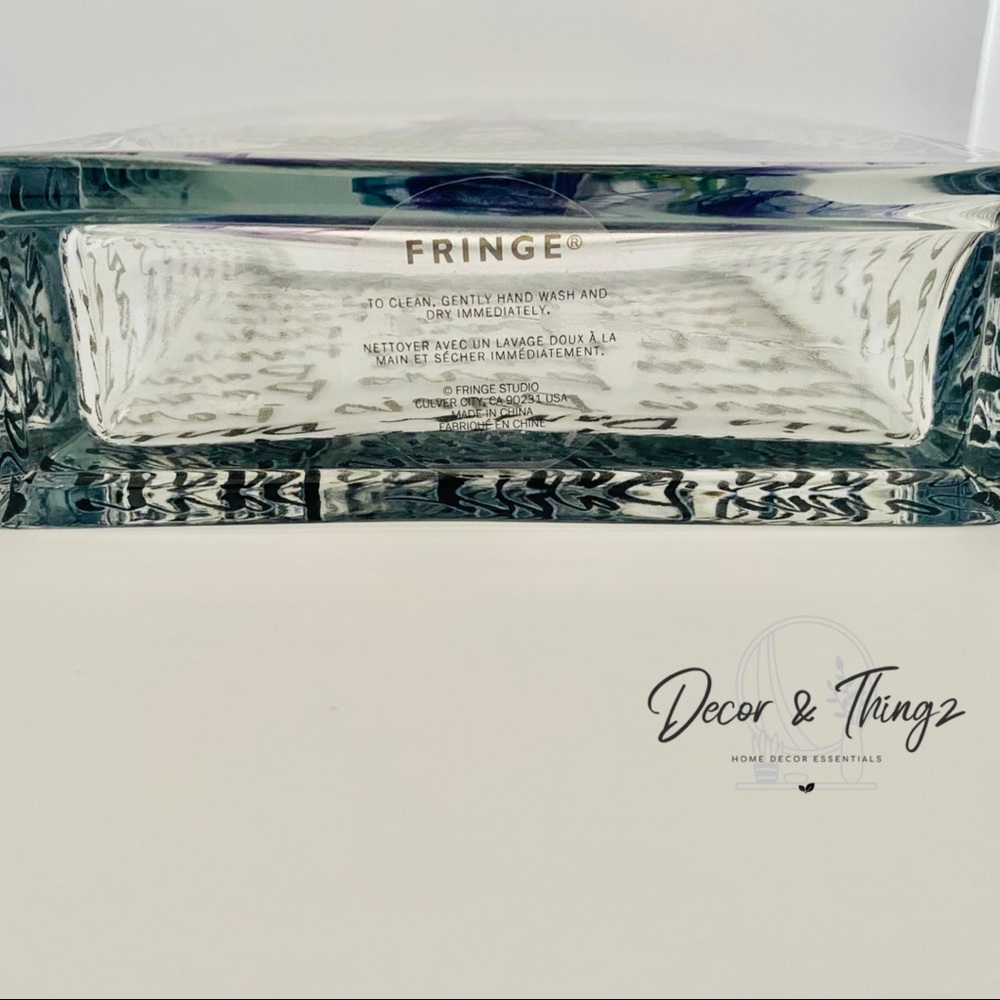 Rectangular Glass Vase - Picture 3 of 4